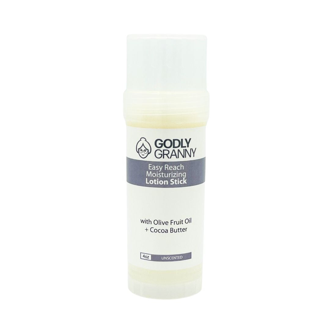 Easy Reach Moisturizing Lotion Stick with Olive Fruit Oil + Cocoa Butter