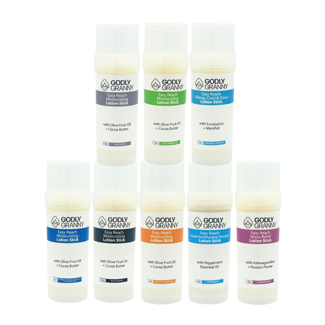 Easy Reach Moisturizing Lotion Stick with Olive Fruit Oil + Cocoa Butter