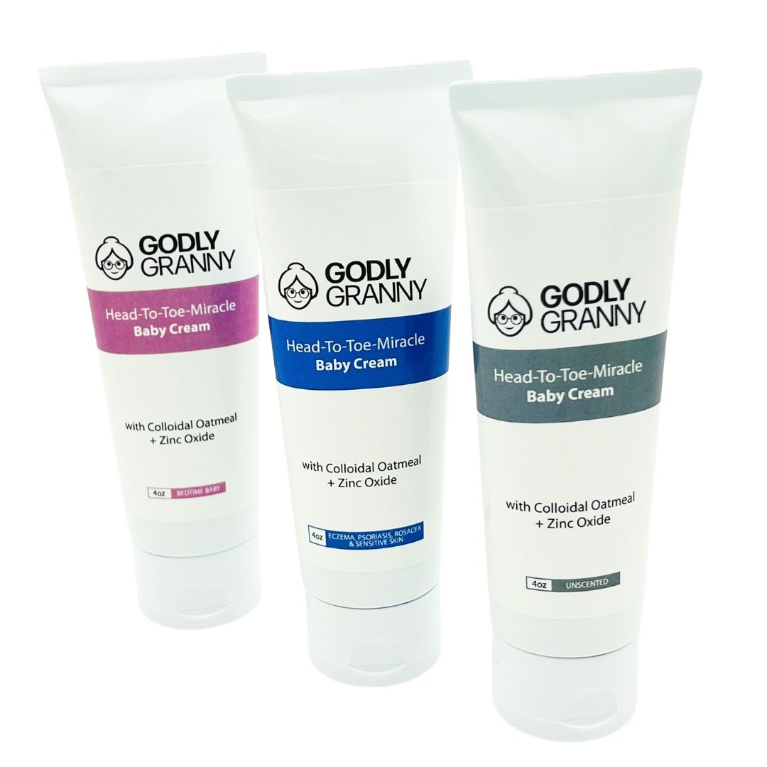 Head-To-Toe-Miracle Baby Cream with Colloidal Oatmeal + Zinc Oxide
