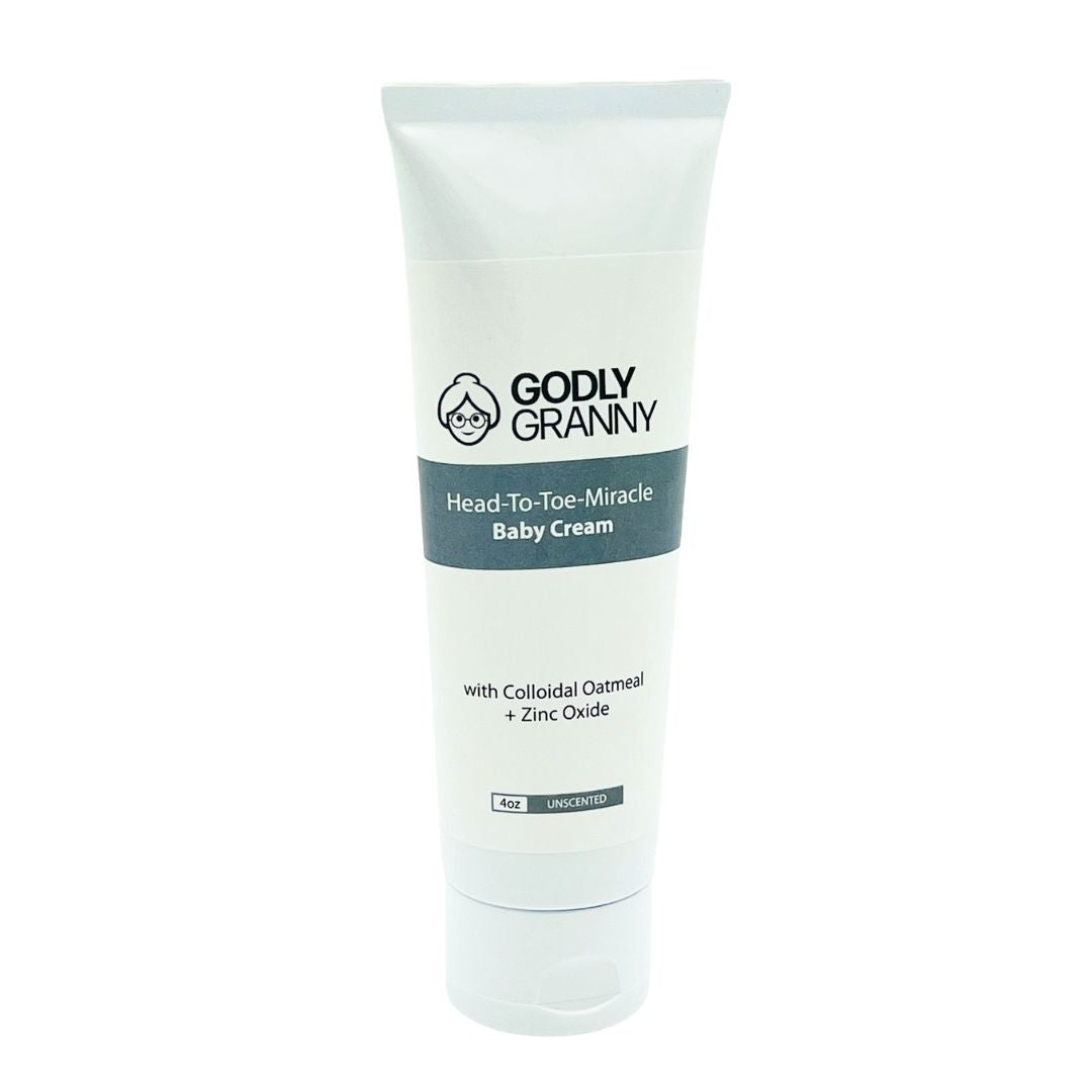 Head-To-Toe-Miracle Baby Cream with Colloidal Oatmeal + Zinc Oxide