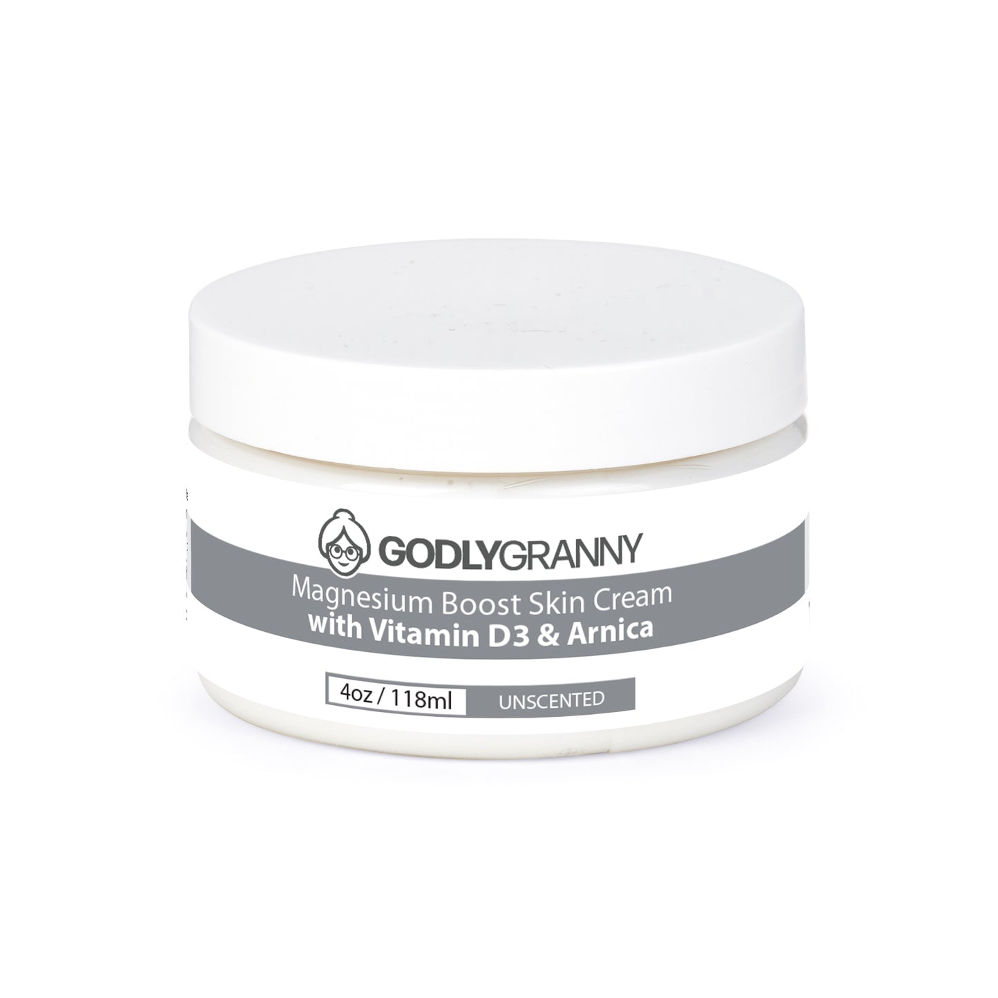 Magnesium Boost Skin Cream with Vitamin D3 and Arnica (Unscented)