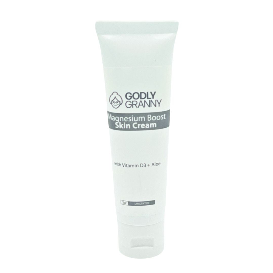 Magnesium Boost Skin Cream with Vitamin D3 and Arnica (Unscented)