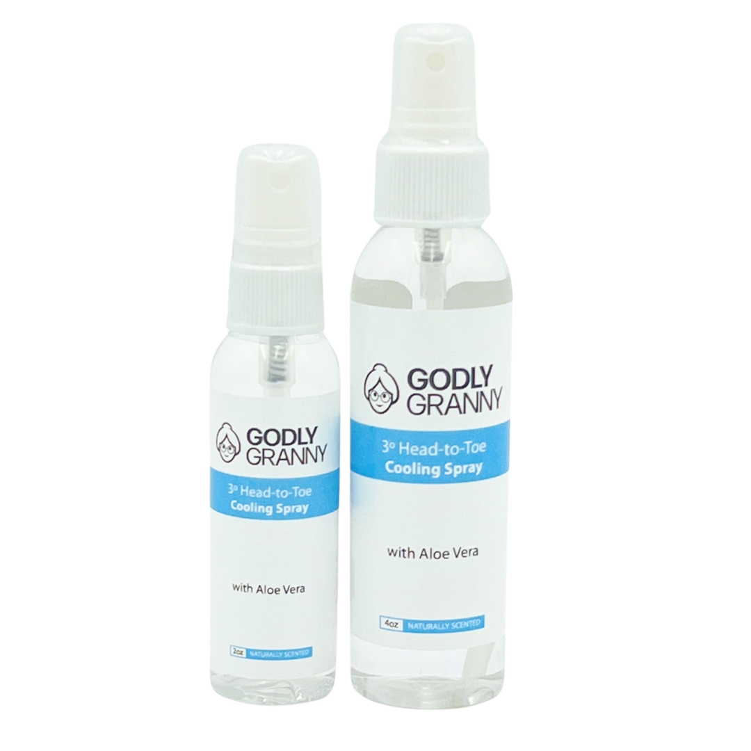 3° Cooling Spray with Aloe Vera - Naturally Scented