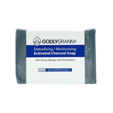 Detoxifying/Moisturizing Activated Charcoal Bar Soap with Cocoa, Mango, and Shea Butters