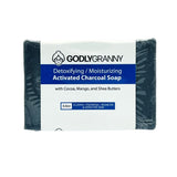 Detoxifying/Moisturizing Activated Charcoal Bar Soap with Cocoa, Mango, and Shea Butters