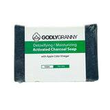 Detoxifying/Moisturizing Activated Charcoal Bar Soap with Cocoa, Mango, and Shea Butters