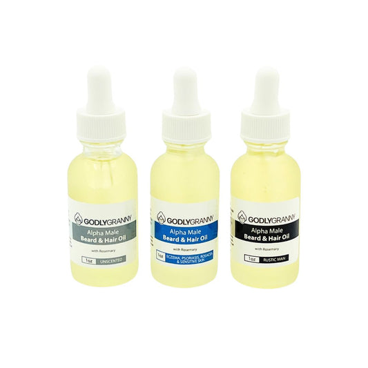 Alpha Male Beard & Hair Oil with Rosemary