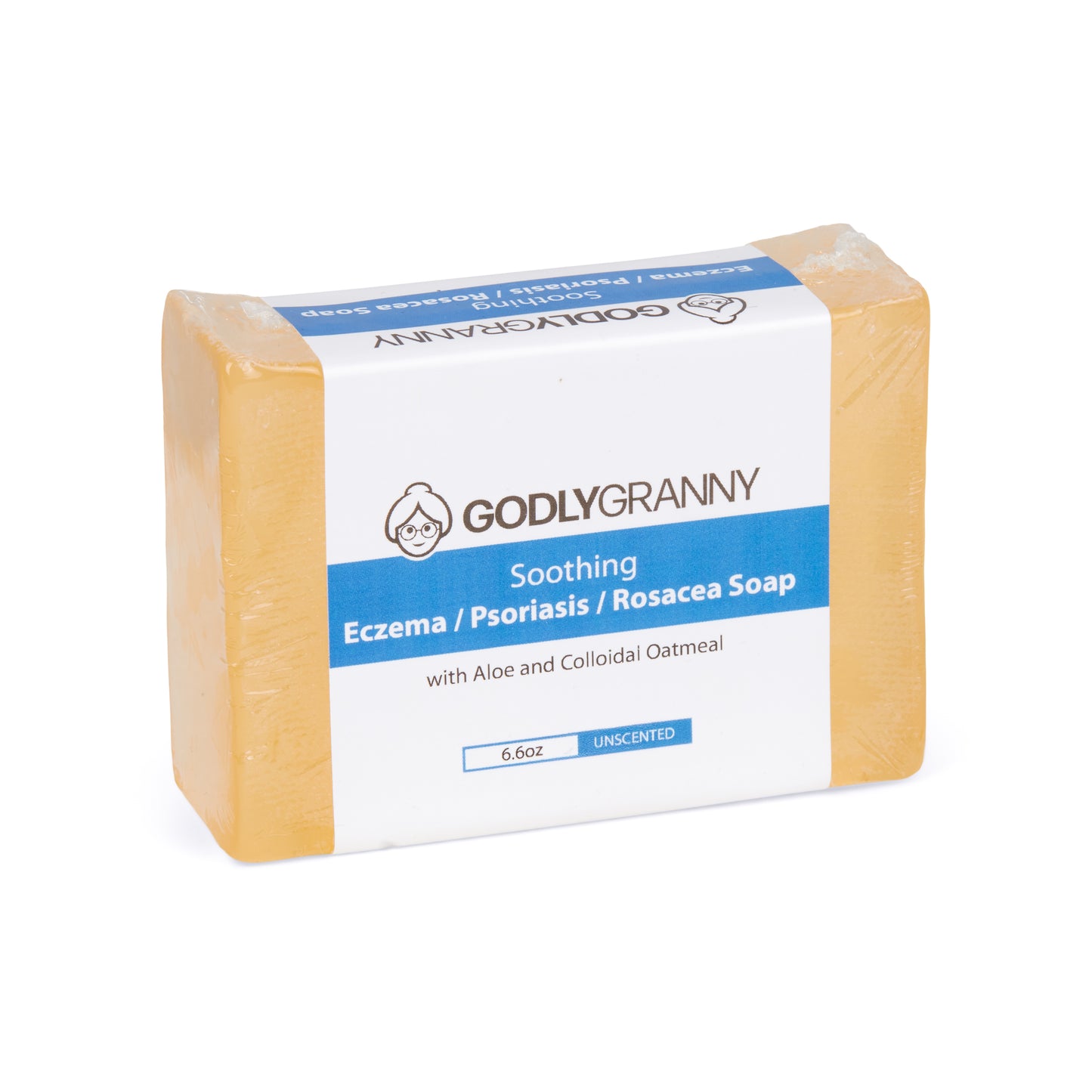 Soothing Eczema / Psoriasis / Rosacea Soap Bar with Aloe and Colloidal Oatmeal (Unscented)