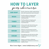 Blue Green Algae Remineralizing Glycerin Bar Soap with Cucumber & Aloe