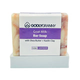 Goat Milk Bar Soap with Shea Butter + Kaolin Clay (Lavender)