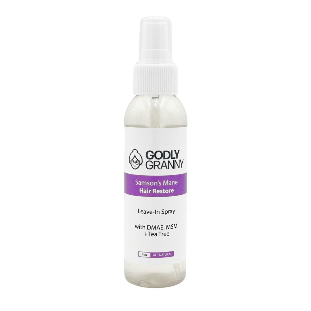 Samson's Mane Hair Restore Leave-In Spray with DMAE, MSM, and Tea Tree