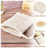 Sisal Soap Saver Bag with Drawstring