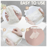 Sisal Soap Saver Bag with Drawstring