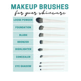 9-piece Makeup Brush Set