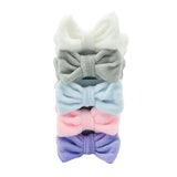 Headband with Bow and Wristbands Combo Set in Logo Bag