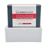 Detoxifying/Moisturizing Activated Charcoal Bar Soap with Cocoa, Mango, and Shea Butters