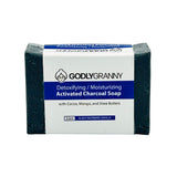 Detoxifying/Moisturizing Activated Charcoal Bar Soap with Cocoa, Mango, and Shea Butters