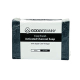 Foot Fresh Activated Charcoal Bar Soap with Apple Cider Vinegar (Tea Tree)